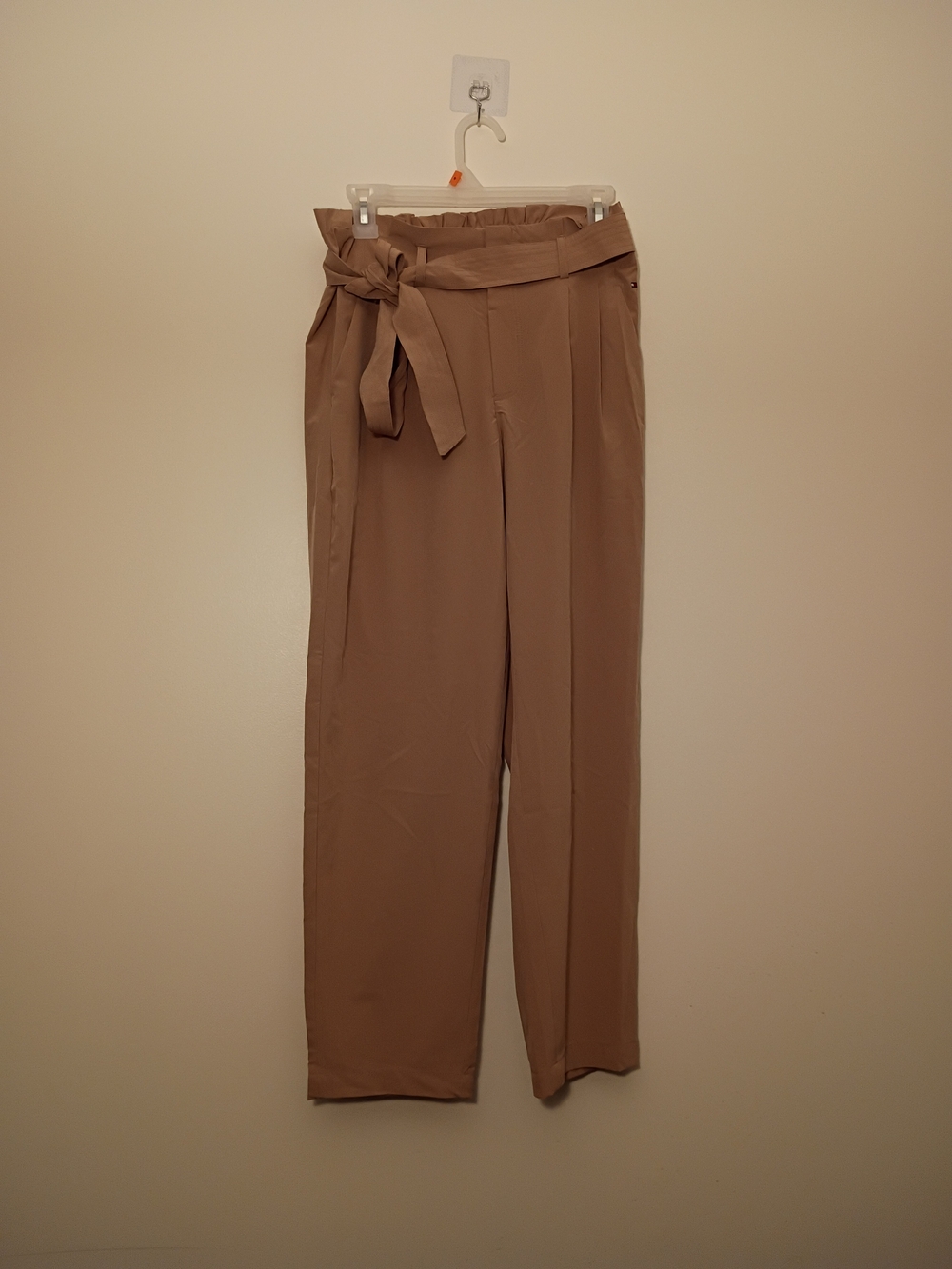 Tommy Hilfiger Waist Tie Beige Pants